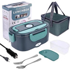 Electric lunch box 1.5L portable 60W food warmer with leak-proof lid