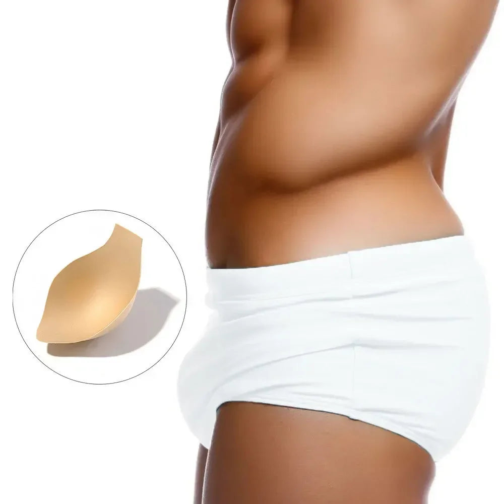 Men Swim Shorts Boxer Briefs Solid Pattern Swimwear