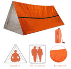 2-person survival tent silver NASN Mylar emergency shelter 172g lightweight