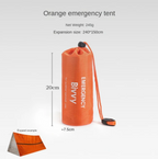 2-person survival tent silver NASN Mylar emergency shelter 172g lightweight
