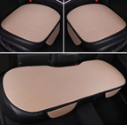 Car seat covers 3-piece set anti-slip massage effect ice silk breathable universal fit