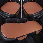Car seat covers 3-piece set anti-slip massage effect ice silk breathable universal fit