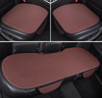 Car seat covers 3-piece set anti-slip massage effect ice silk breathable universal fit
