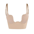Backless bra strapless seamless invisible support for open-back dresses