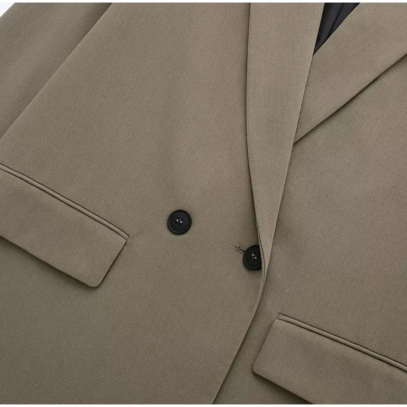 Oversized Blazer Women Structured Classic Lapels | Bexcellent