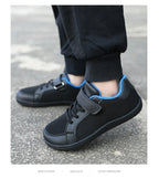 Kids barefoot mesh sneakers wide toe box zero-drop rubber sole