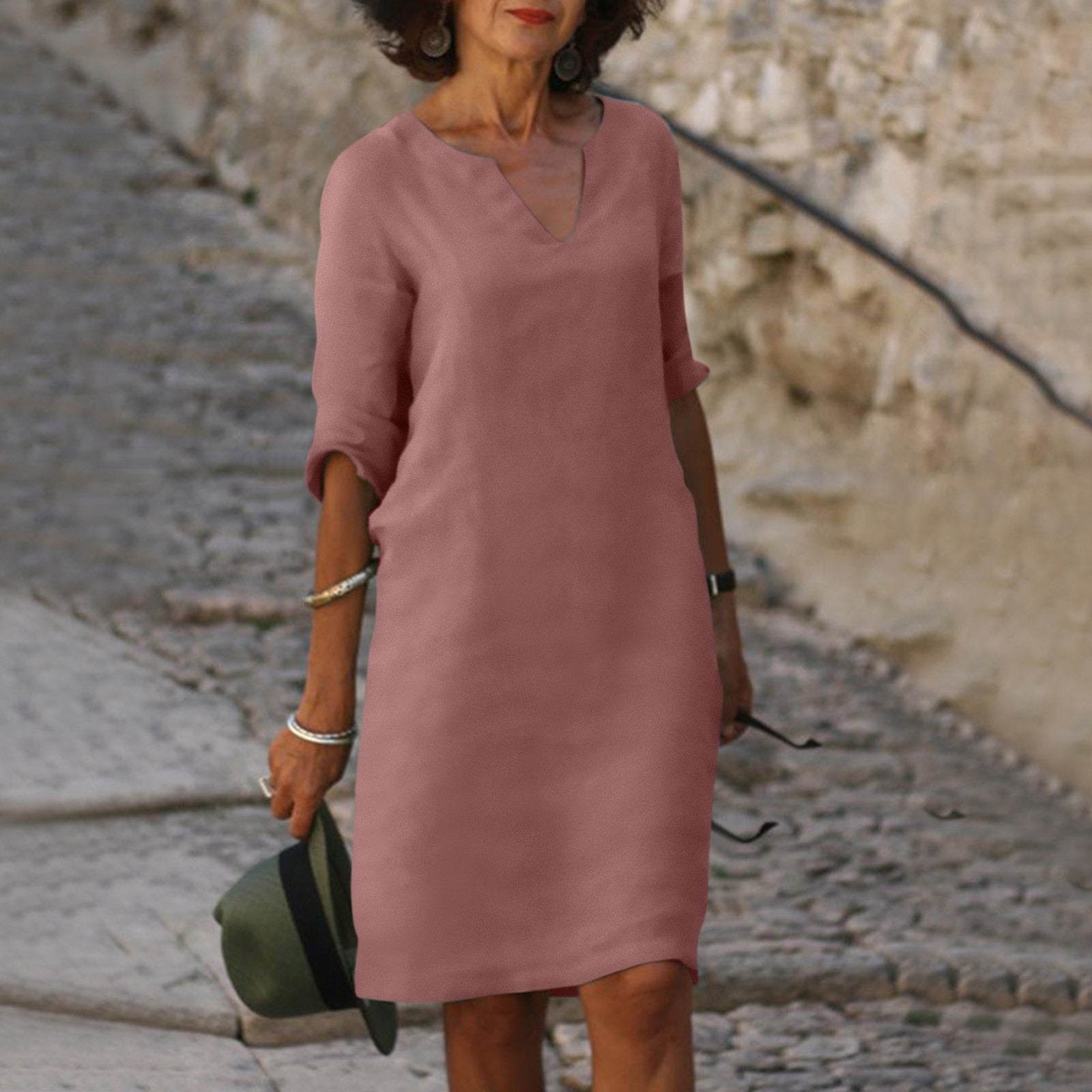 Women's summer dress casual lightweight versatile fit multiple colors