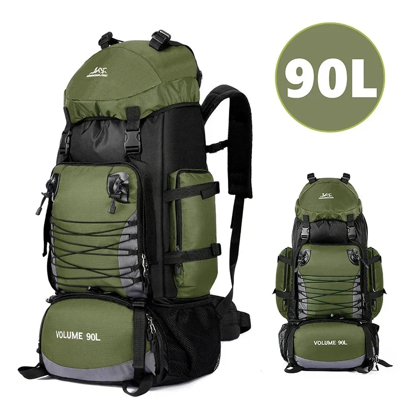 Tactical backpack 90L military camping hiking unisex large capacity outdoor pack