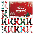 Sock Advent Calendar 2025 Christmas Countdown 12 Pairs Cotton Socks