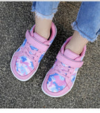 Kids barefoot mesh sneakers wide toe box zero-drop rubber sole