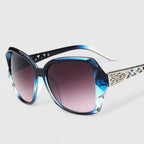 Women square sunglasses with UV protection in multiple lens color options