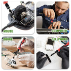 115-in-1 precision screwdriver set with 98 magnetic bits and repair accessories