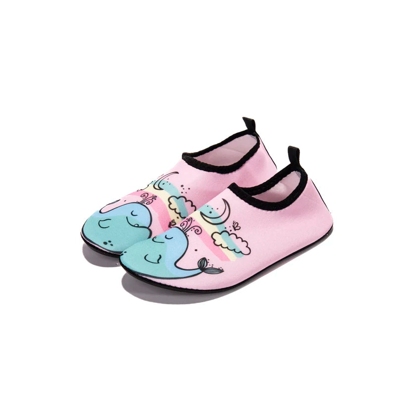 Kids Water Shoes Girls Anti Slip Quick Dry Lightweight Printed
