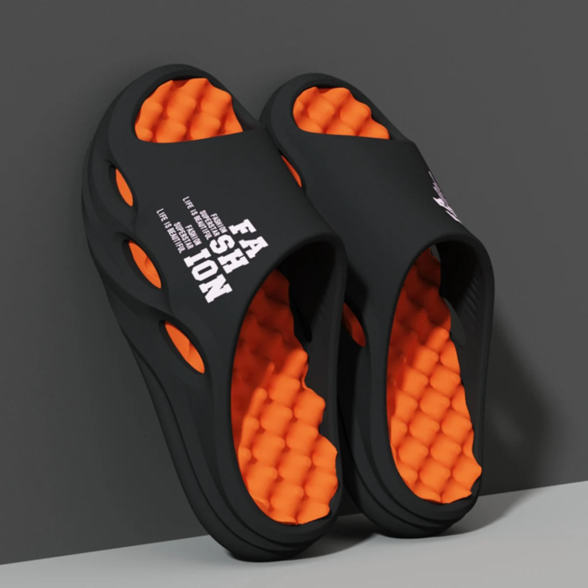Men Orthopedic Sandals | Thick Sole Non-Slip Summer Massage Slippers