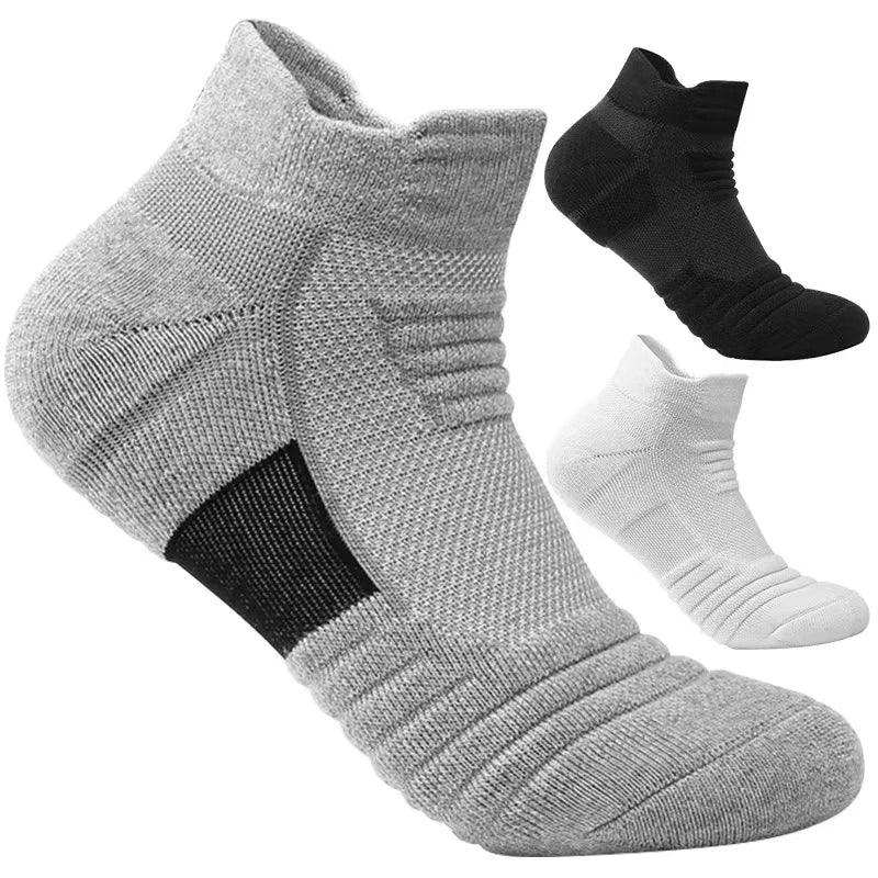 Breathable mesh cushioned sports socks 3-pack, running and hiking