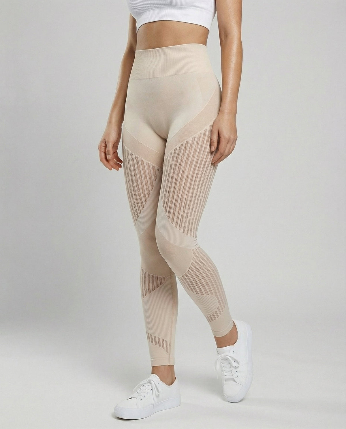 Women's compression leggings anti-cellulite smoothing design, all-day comfort activewear