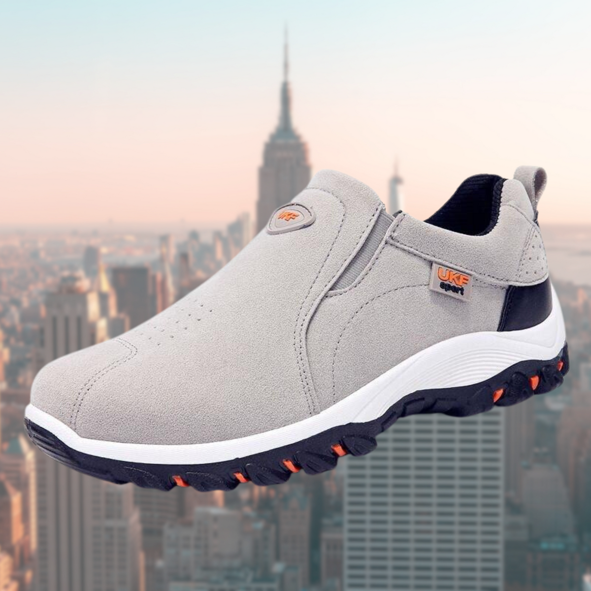 Men's slip-on shoes with cushioned sole and breathable design for everyday comfort
