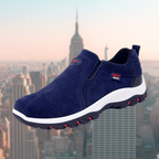 Men's slip-on shoes with cushioned sole and breathable design for everyday comfort