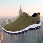 Men's slip-on shoes with cushioned sole and breathable design for everyday comfort