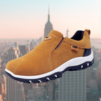 Men's slip-on shoes with cushioned sole and breathable design for everyday comfort