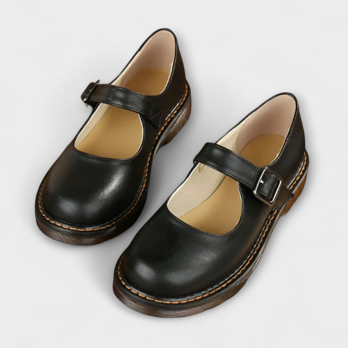 Women Orthopedic Sandals Strap Cushioned Sole Flat Heel Round Toe