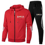 Men's Velvet Tracksuit Set | Hoodie & Joggers | Breathable