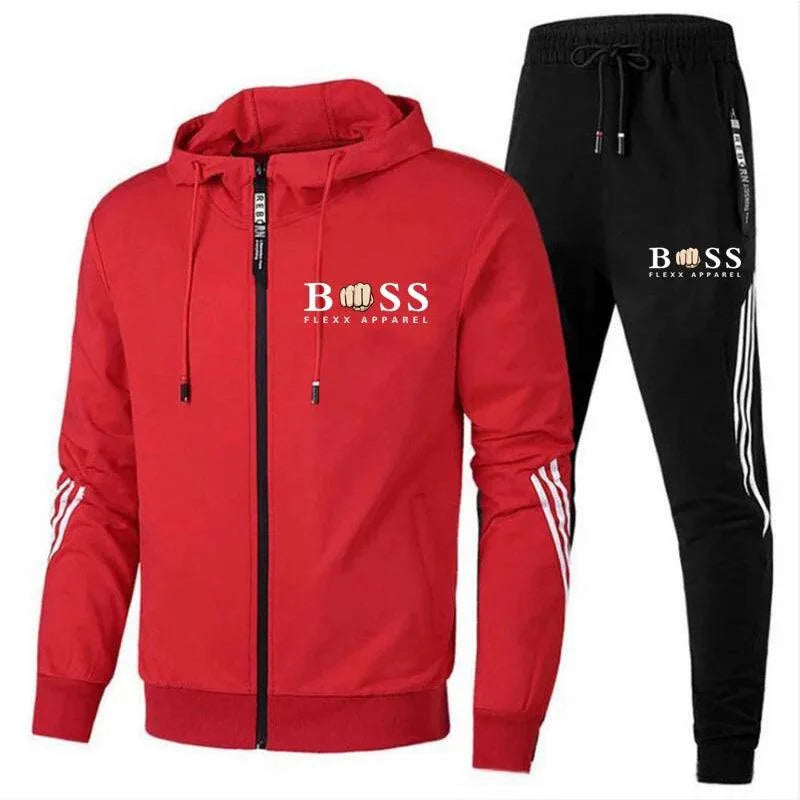 Men's Velvet Tracksuit Set | Hoodie & Joggers | Breathable