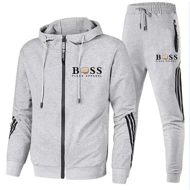 Men's Velvet Tracksuit Set | Hoodie & Joggers | Breathable
