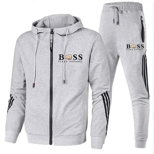 Men's Velvet Tracksuit Set | Hoodie & Joggers | Breathable