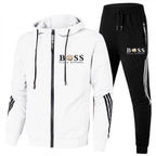 Men's Velvet Tracksuit Set | Hoodie & Joggers | Breathable