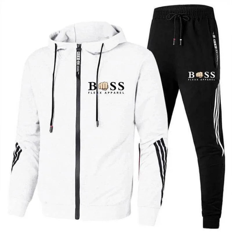Men's Velvet Tracksuit Set | Hoodie & Joggers | Breathable