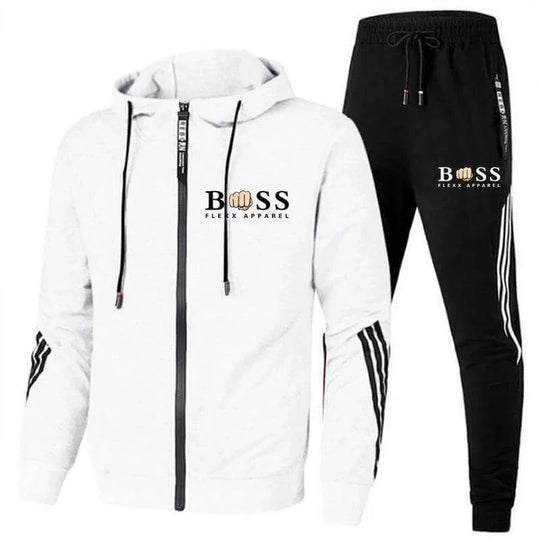Men's Velvet Tracksuit Set | Hoodie & Joggers | Breathable