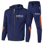 Men's Velvet Tracksuit Set | Hoodie & Joggers | Breathable
