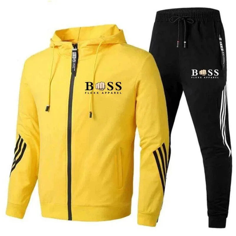 Men's Velvet Tracksuit Set | Hoodie & Joggers | Breathable
