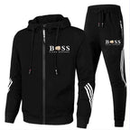 Men's Velvet Tracksuit Set | Hoodie & Joggers | Breathable