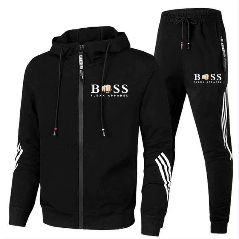 Men's Velvet Tracksuit Set | Hoodie & Joggers | Breathable