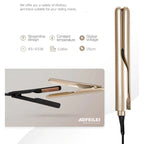 2-in-1 Hair Styler straightener and curling iron with ionic plates, 80–210°C