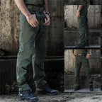 Men's tactical cargo pants waterproof straight leg, hiking trekking outdoor