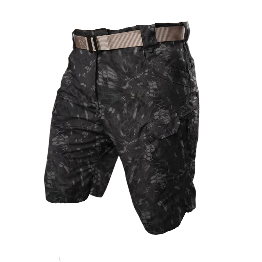 Men's Stretch Cargo Shorts | Quick Dry Multi Pocket Zipper Pockets