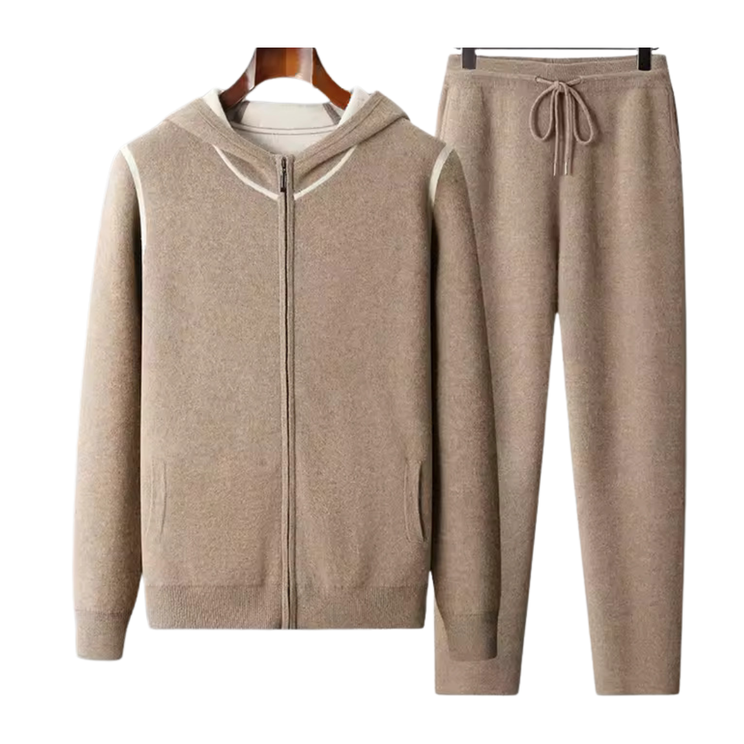 Men's Cashmere Tracksuit | Comfortable Lounge Set | Soft Knit