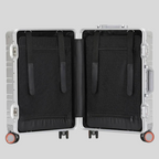 Aluminium magnesium luggage set with TSA lock and 360 spinner wheels