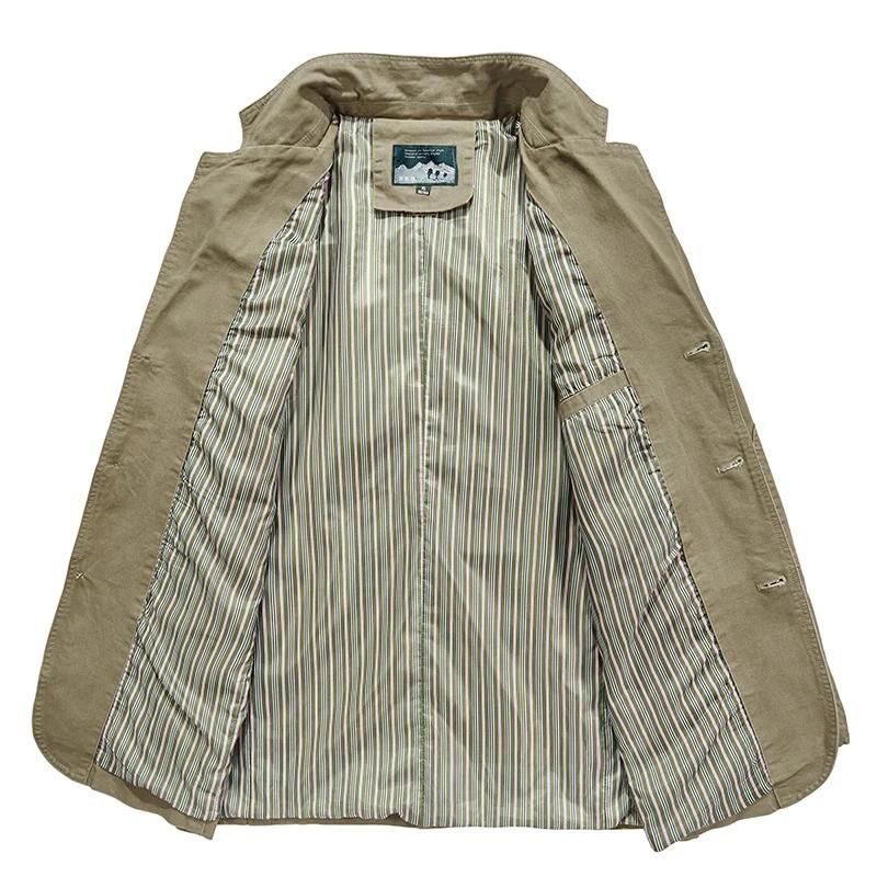 Men's casual lightweight blazer in tailored fit, available in Khaki, Black and Army Green