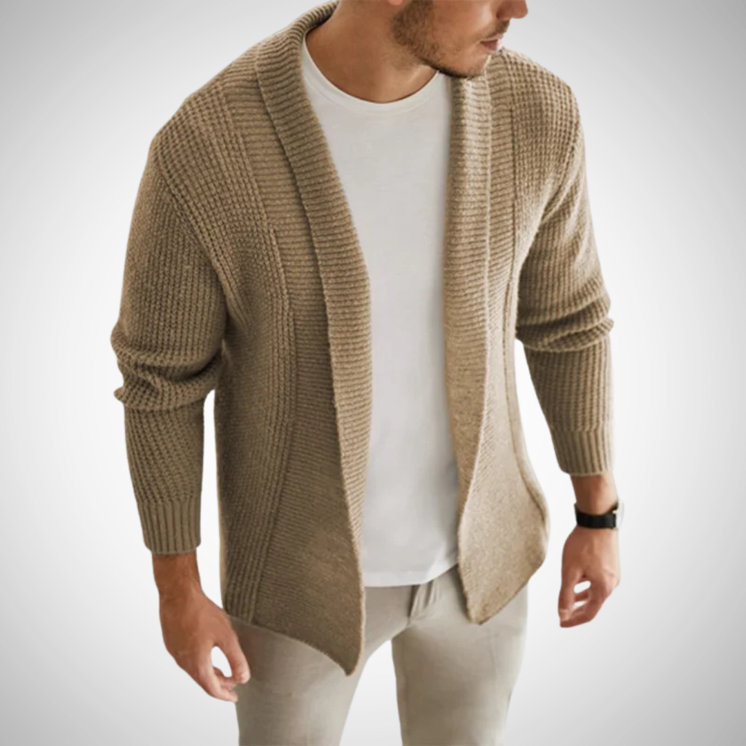 Men knit cardigan modern fit available in Black Blue Light Grey and Beige