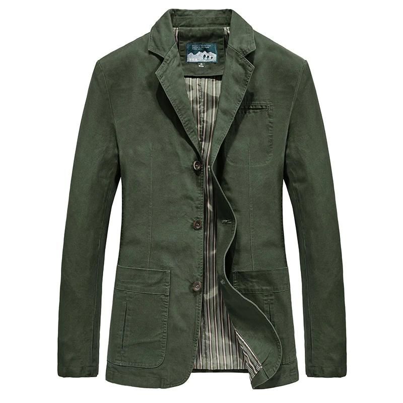 Men's casual lightweight blazer in tailored fit, available in Khaki, Black and Army Green