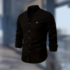 Men's long sleeve polo shirt in multiple colours, classic fit casual top