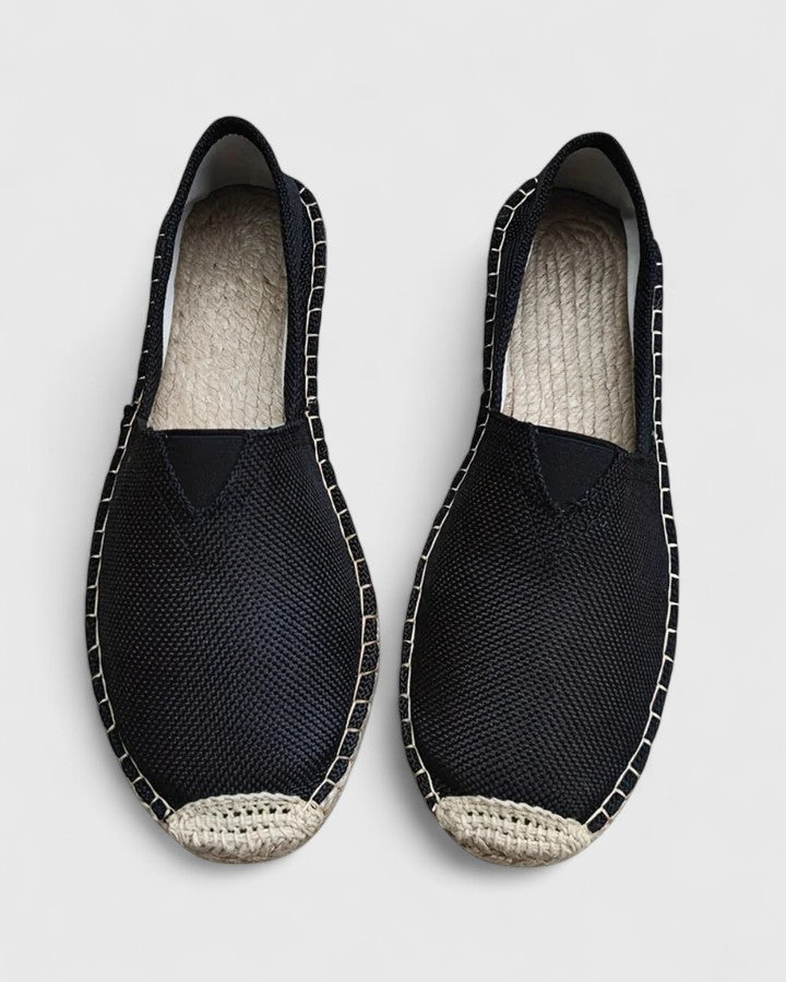 Women orthopedic espadrilles slip on with woven sole