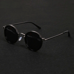 Metal frame polarized sunglasses anti-reflective lenses in gold gun metal turtle
