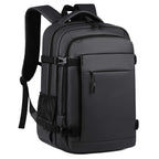Men's waterproof backpack with laptop compartment, large capacity ergonomic design