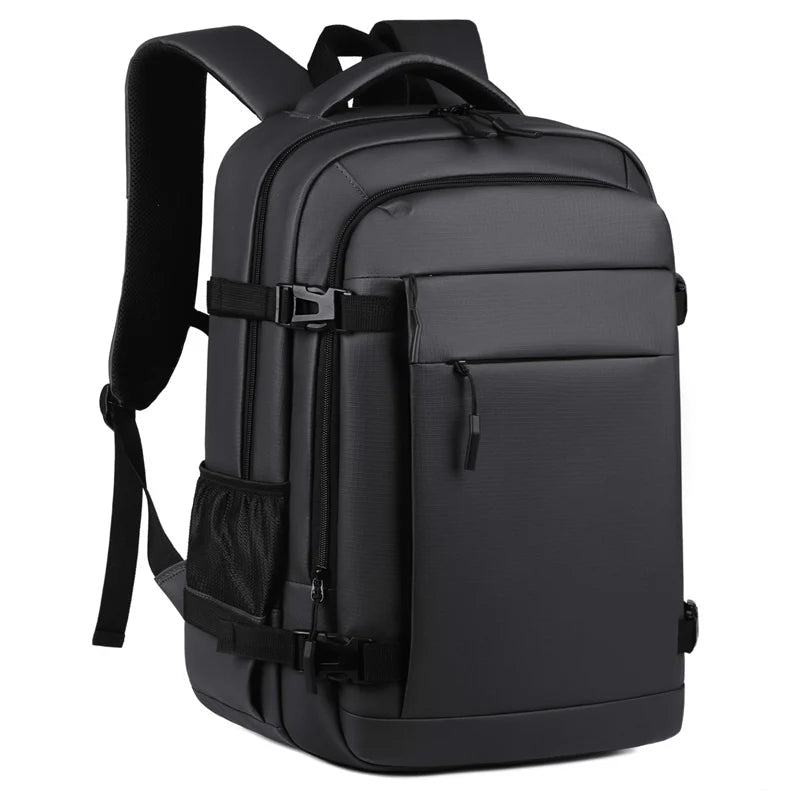 Men's waterproof backpack with laptop compartment, large capacity ergonomic design