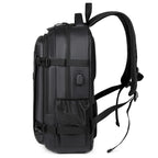 Men's waterproof backpack with laptop compartment, large capacity ergonomic design